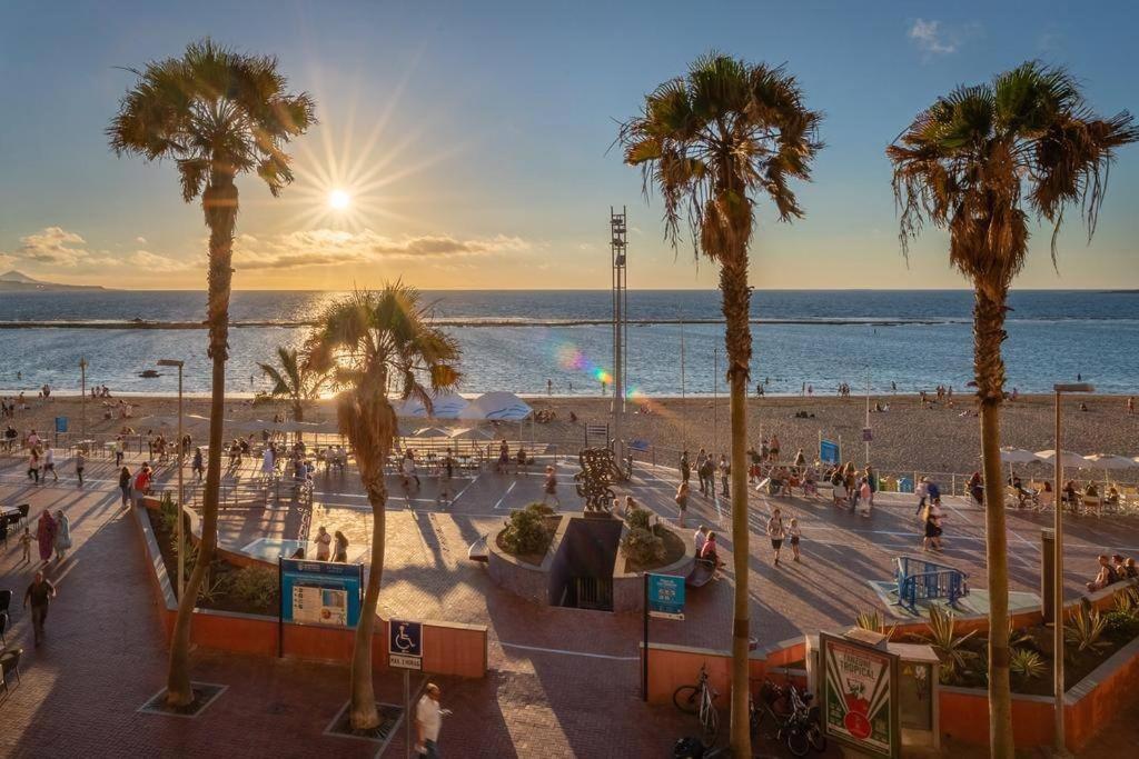 Appartement Beachfront Apt With Open Terrace In Las Canteras à Las Palmas de Gran Canaria Extérieur photo